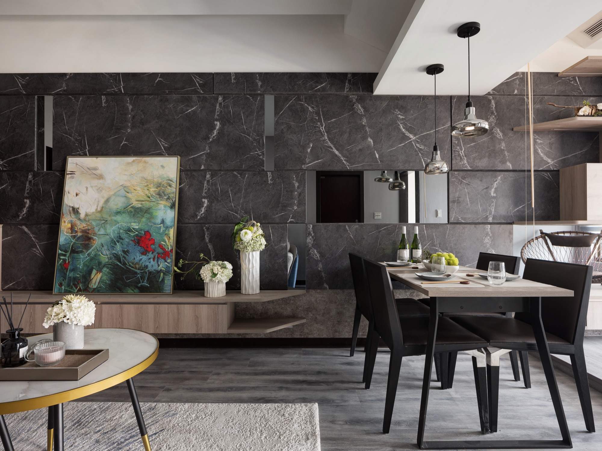 碧波白案場｜石紋餐廳空間